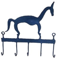 Lootkabazaar Hand Made Iron Metal Animal Horse Multi Functional Wall Door Hook Oraganiser (SEIHKH011901)